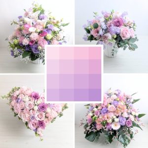 淡いピンク紫 「モネ」