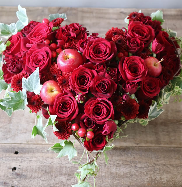 還暦 フラワーギフト 還暦祝いのお花 還暦祝いのプレゼント 還暦祝いの赤い花束