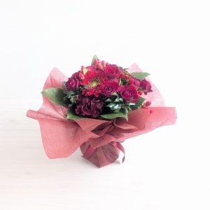 療養中の方への還暦祝い花｜花とメッセージカードで気持ちを届ける