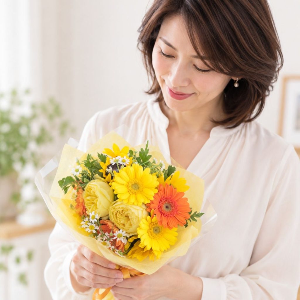 6,600円サイズのガーベラの花束