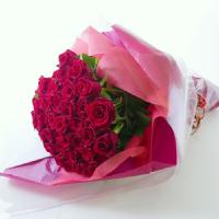 【真っ赤なバラ60本の花束】花束3L