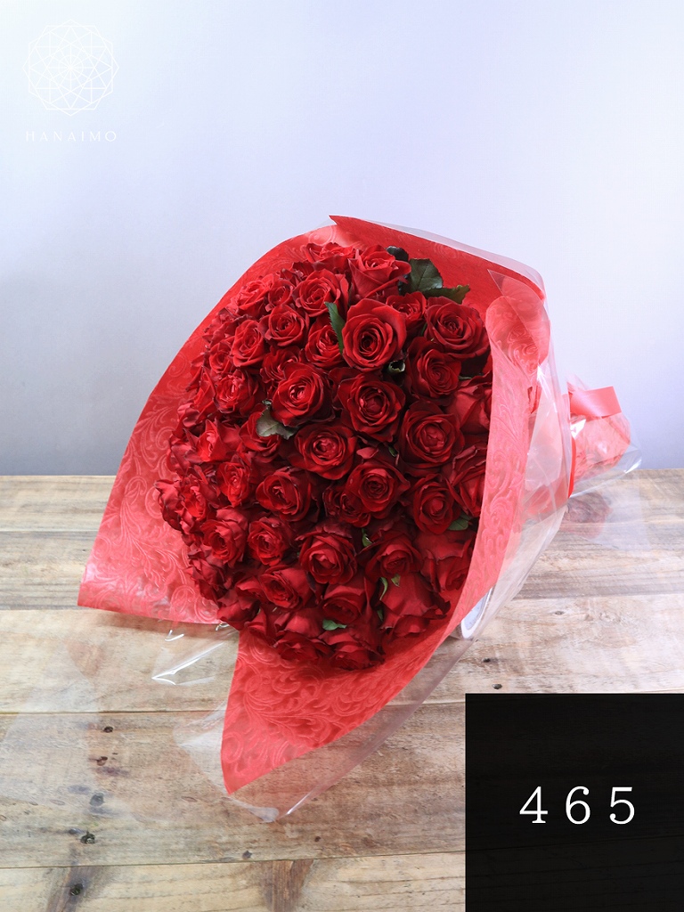 還暦祝いに人気 60本の赤薔薇ブーケ 記念の数で贈るバラの花束 花以想 はないも お花プレゼント 通販
