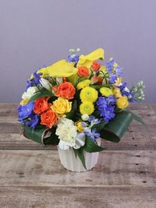 祖母はキレイなお花が届いたよー！っととても喜んで電話をかけてきてくれました。