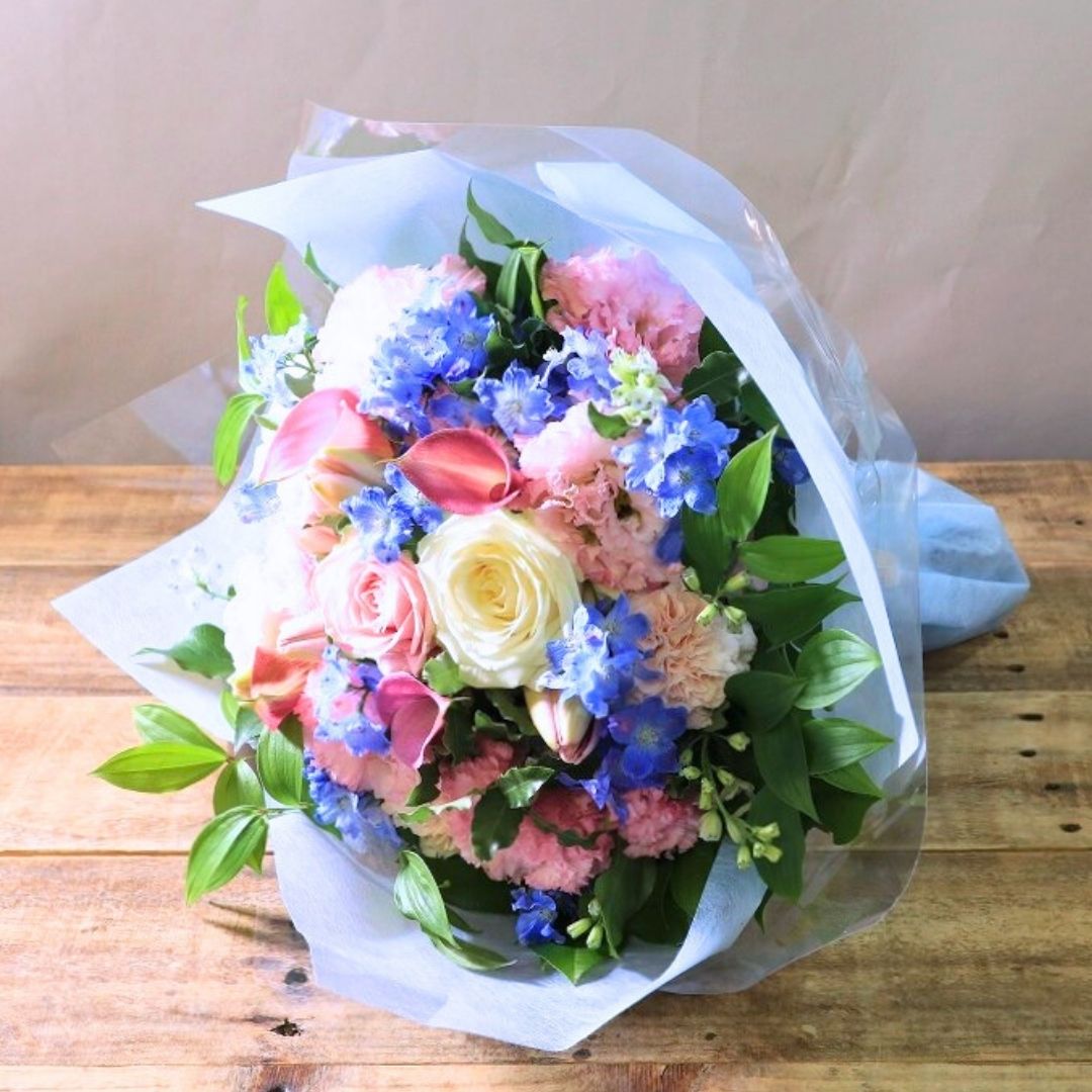 プロポーズ カラフル 花束