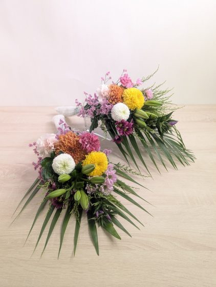 祖母の一周忌のお花。花以想さんにお願いすれば間違いないと感じております。