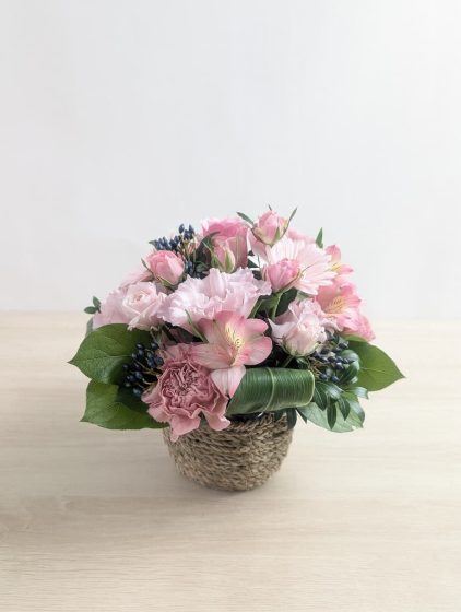 お母さんの誕生日に◎花色も綺麗なピンクで華やかでとても嬉しかったみたいです。