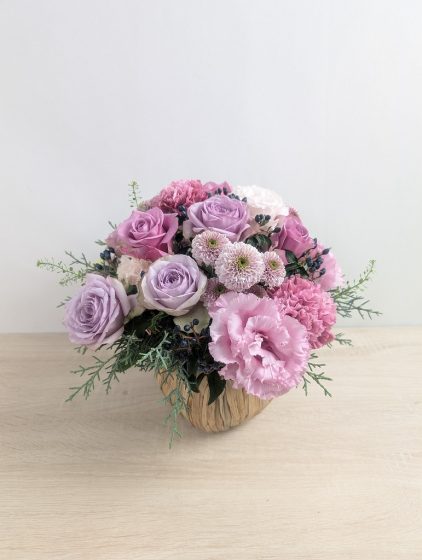 リーズナブルなお値段で、個展のお祝い用に素敵なお花を作って貰えました。