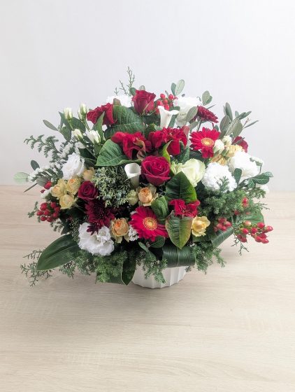 開院祝いの花◎立派で綺麗で華やかだと、とても喜んでもらいました。